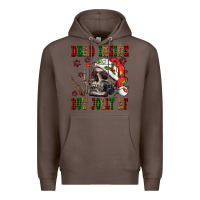 Coffee Dead inside but jolly af Premium Hoodie - NancyCooperArtShop
