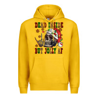 Lemon Dead inside but jolly af Premium Hoodie - NancyCooperArtShop