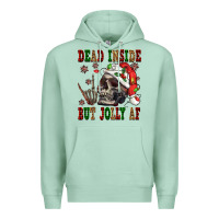 Dead Inside But Jolly Af Premium Hoodie | Teevron