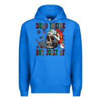 True Royal Dead inside but jolly af Premium Hoodie - NancyCooperArtShop
