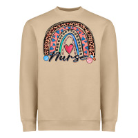 Mushroom nurse rainbow Heavyweight Sweatshirt - Zillion Design Studio