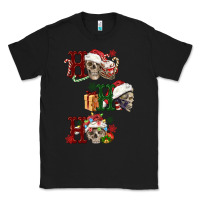 Black ho ho ho skull Classic Tee - FaDigitalArtStudio