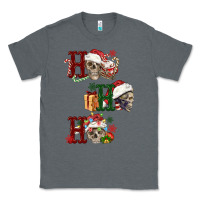 Charcoal Heather ho ho ho skull Classic Tee - FaDigitalArtStudio