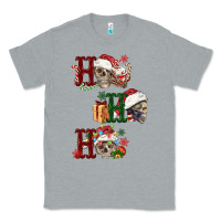 Heather Grey ho ho ho skull Classic Tee - FaDigitalArtStudio