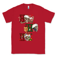 Red ho ho ho skull Classic Tee - FaDigitalArtStudio