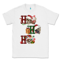 White ho ho ho skull Classic Tee - FaDigitalArtStudio