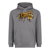 Storm Bee Side Heavyweight Hoodie - LillyAllenDesigns