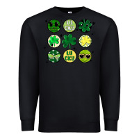 Black st patrick's day Premium Sweatshirt - MaliasSmallBusiness