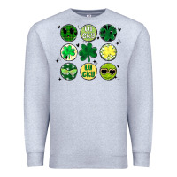 Heather Grey st patrick's day Premium Sweatshirt - MaliasSmallBusiness