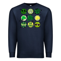 Navy st patrick's day Premium Sweatshirt - MaliasSmallBusiness
