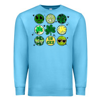 Ocean Blue st patrick's day Premium Sweatshirt - MaliasSmallBusiness