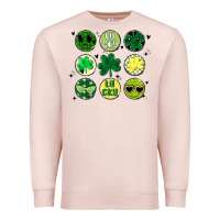 Pale Pink st patrick's day Premium Sweatshirt - MaliasSmallBusiness
