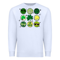 White st patrick's day Premium Sweatshirt - MaliasSmallBusiness