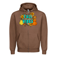 Chestnut fall vibes Zipper Hoodie - Artiststas
