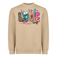 Mushroom love nurse Heavyweight Sweatshirt - Zillion Design Studio