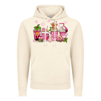 Vintage Artic pink christmas coffee cups Vintage Hoodie - Zillion Design Studio