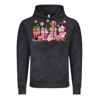 Vintage Black pink christmas coffee cups Vintage Hoodie - Zillion Design Studio