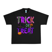 Black Trick or Treat Urban Heavy Tee - texasbilliewilder