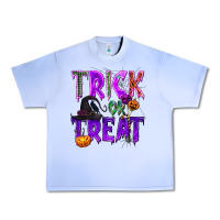 Grape Ice Trick or Treat Urban Heavy Tee - texasbilliewilder