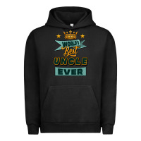 Pigment Black world's best uncle ever Urban Hoodie - Jasminsmagicworld
