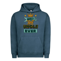 Pigment Midnight Navy world's best uncle ever Urban Hoodie - Jasminsmagicworld