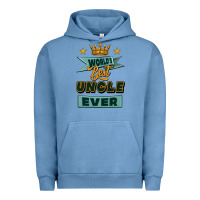 Pigment Pebble Blue world's best uncle ever Urban Hoodie - Jasminsmagicworld