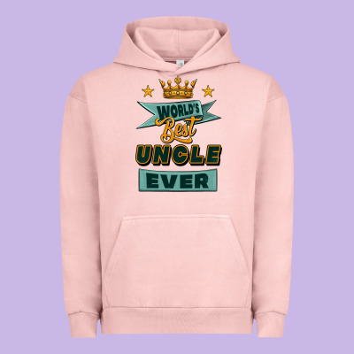 World's Best Uncle Ever Urban Hoodie Designed By Jasminsmagicworld