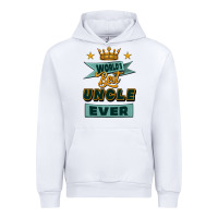 White world's best uncle ever Urban Hoodie - Jasminsmagicworld