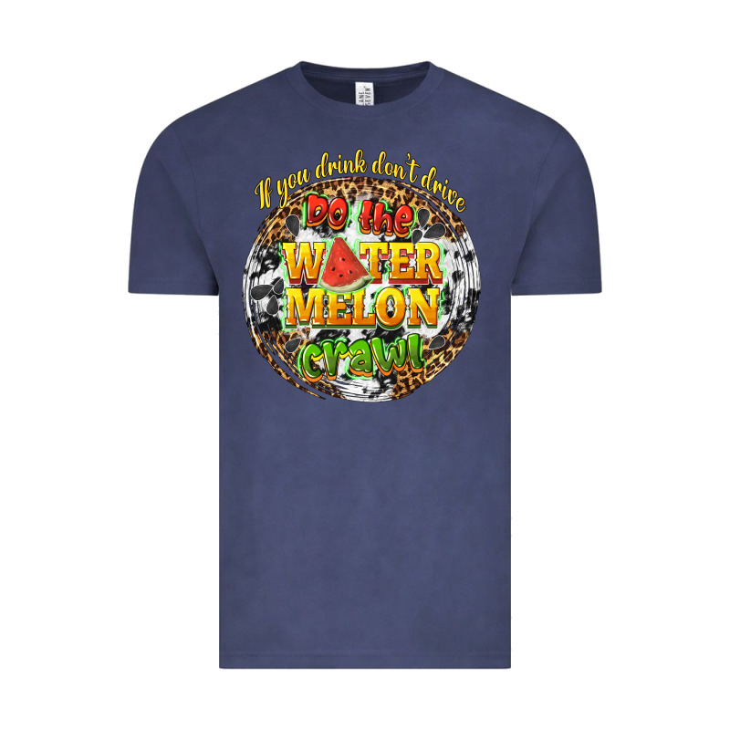 If You Drink Dont Drive Do The Watermelon Crawl Vintage Tee by texasbilliewilder | Teevron