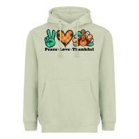 Matcha peace love thankful turkey Heavyweight Hoodie - Jasminsmagicworld