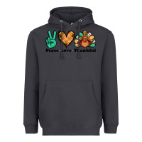 Smoke peace love thankful turkey Heavyweight Hoodie - Jasminsmagicworld
