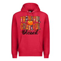 Cardinal Thankful Grateful Blessed Premium Hoodie - MaliasSmallBusiness