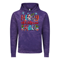 Cloud Purple merry christmas y'all Vintage Hoodie - Zillion Design Studio