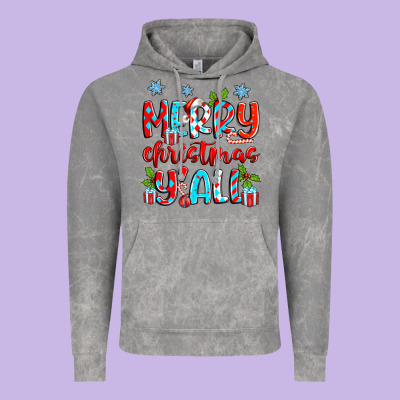 Vintage Hoodie merry christmas y'all