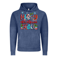 Vintage Denim merry christmas y'all Vintage Hoodie - Zillion Design Studio