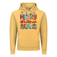 Vintage Mustard merry christmas y'all Vintage Hoodie - Zillion Design Studio