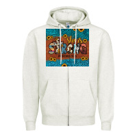 Oatmeal Heather she is strong Zipper Hoodie - JahusDesignShop