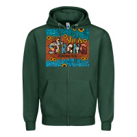 Sports Green she is strong Zipper Hoodie - JahusDesignShop