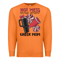 Carrot hot mess always stressed cheer mom Premium Sweatshirt - MaliasSmallBusiness