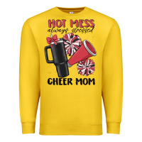 Lemon hot mess always stressed cheer mom Premium Sweatshirt - MaliasSmallBusiness