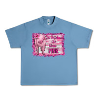 Pebble Blue in october we wear pink pig Urban Heavy Tee - RanaPortraitStore