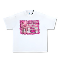 White in october we wear pink pig Urban Heavy Tee - RanaPortraitStore