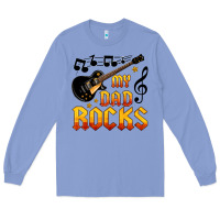 Colony Blue my dad rocks Long Sleeve Tee - HRA Design Shop