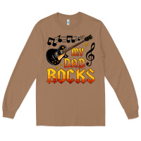 Toasted Coconut my dad rocks Long Sleeve Tee - HRA Design Shop