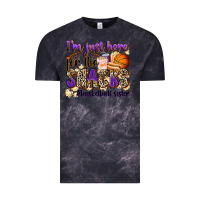 Cloud Black i'm just here for the snacks #basketball sister Vintage Tee - Zillion Design Studio