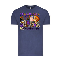 Vintage Denim i'm just here for the snacks #basketball sister Vintage Tee - Zillion Design Studio