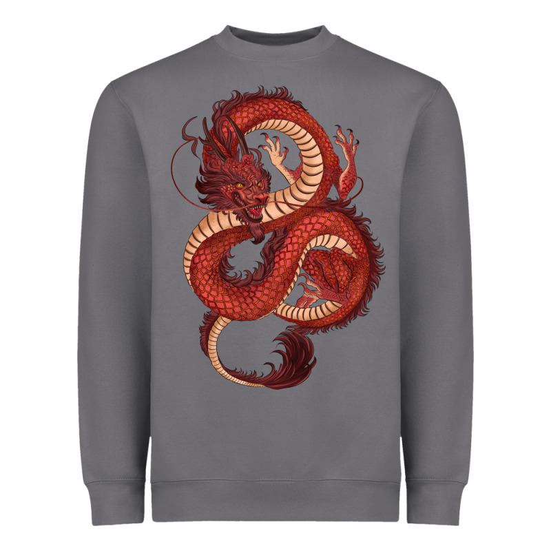 Red Dragon Heavyweight Sweatshirt by RanaPortraitStore | Teevron