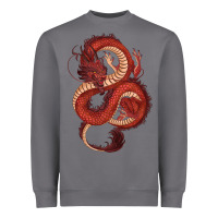 Storm red dragon Heavyweight Sweatshirt - RanaPortraitStore