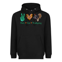 Black peace love thanksgiving Heavyweight Hoodie - Jasminsmagicworld