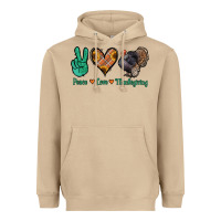 Mushroom peace love thanksgiving Heavyweight Hoodie - Jasminsmagicworld